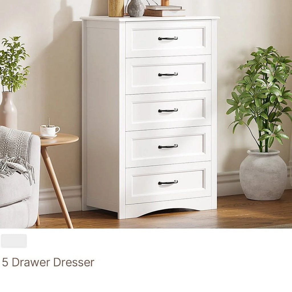 Dresser for Bedroom, Lofka 6-Drawer Wood Dresser?with Anti-Tip Safety for Closet| Living Room