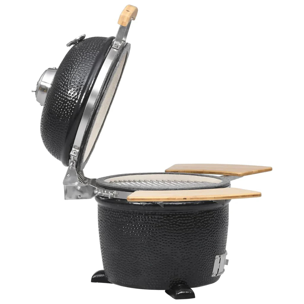 vidaXL Kamado Barbecue Grill Smoker Ceramic 17.3"