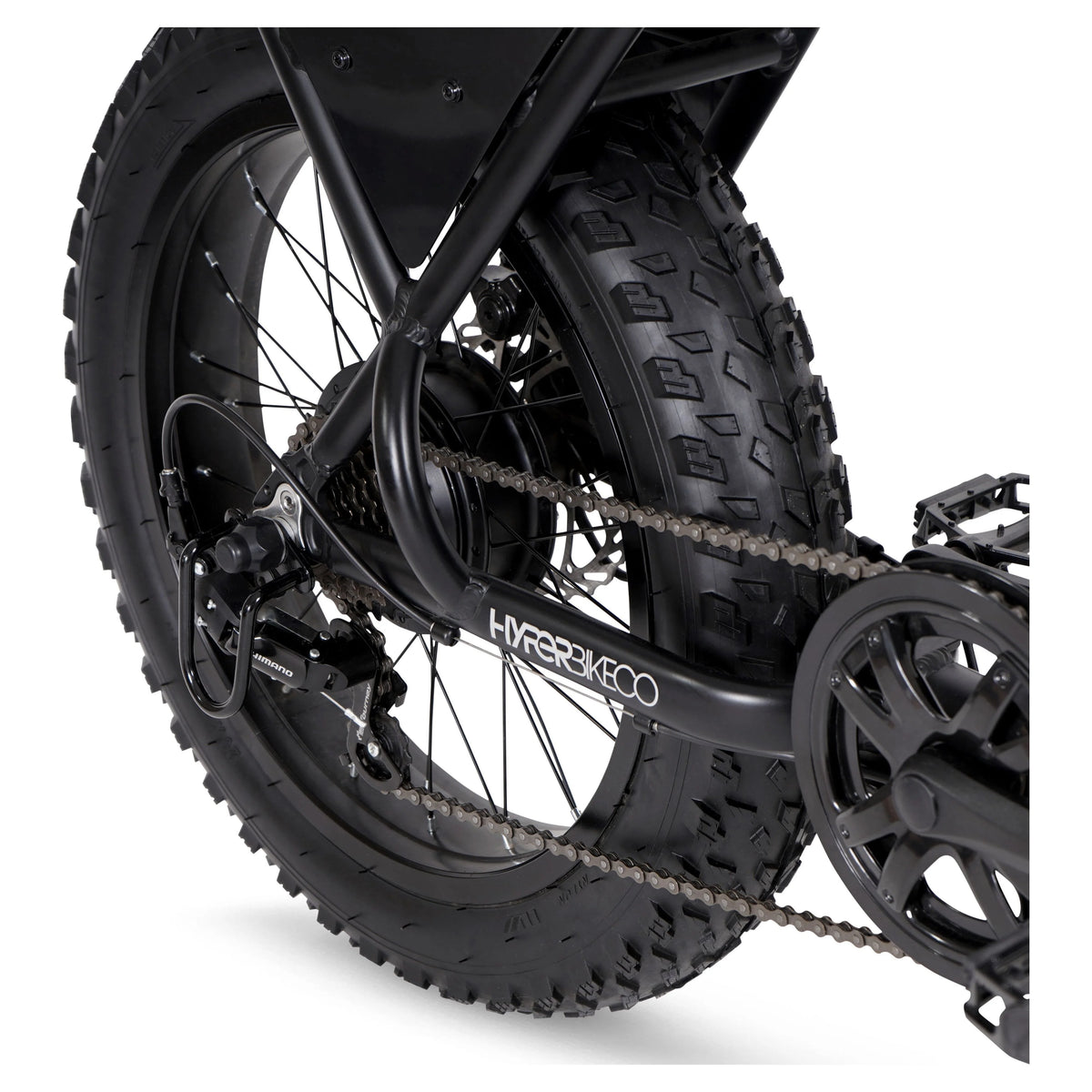 Hyper Bicycles Ultra 40 20" 36V Electric Bike for Adults, 250W E-Bike Motor, Matte Black