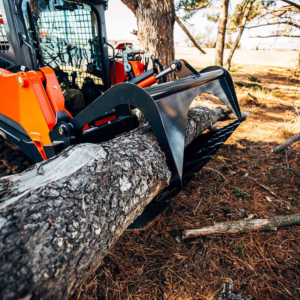 Titan Attachments 48" Grade 50 Economy Series Root Grapple Bucket, SSQA Quick Tach Connection