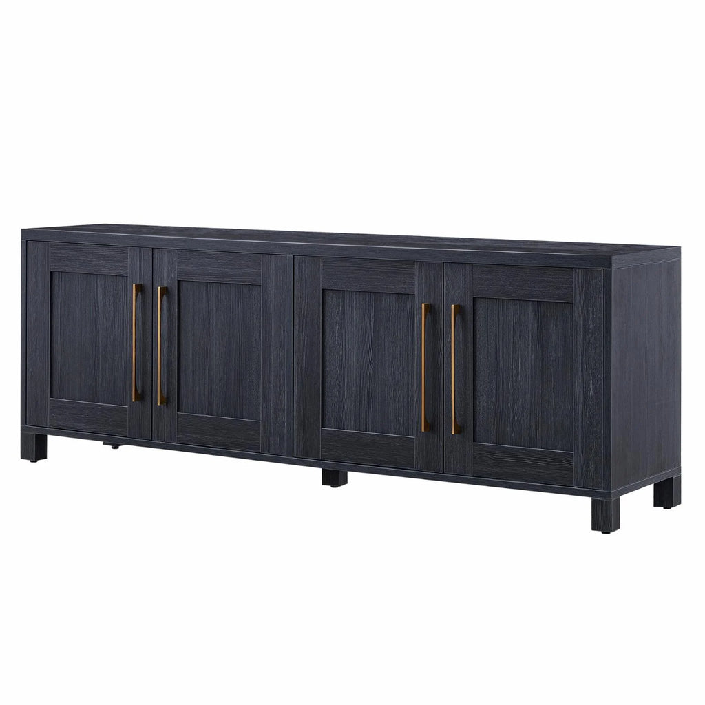 Evelyn&Zoe Chabot Rectangular TV Stand for TV's up to 75", Alder Brown