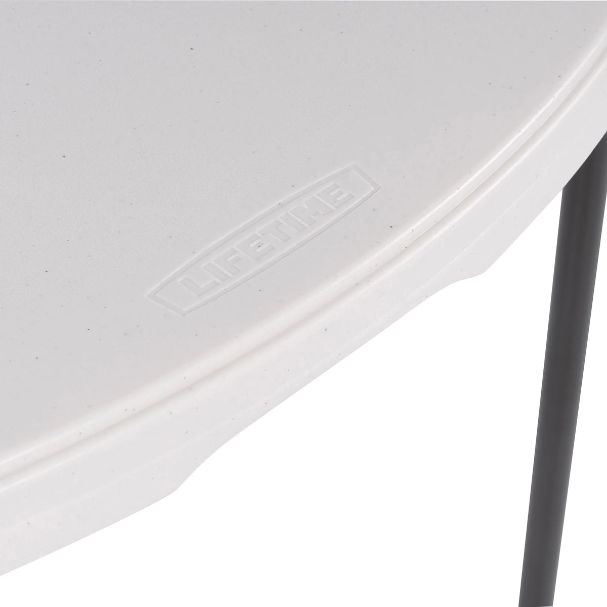 Lifetime 48 inch Round Folding Table, Indoor/Outdoor, Light Commercial Grade, Almond (80874)