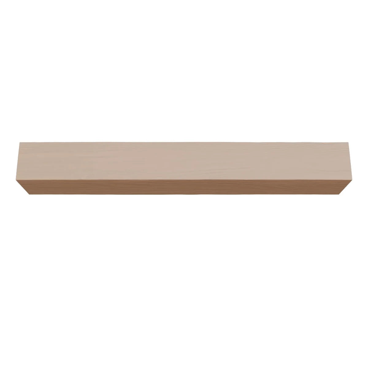 Ekena Millwork 3 1/2"W x 3 1/2"H x 120"L 3-Sided (U-Beam) Mena HeritageTimber Faux Wood Ceiling Beam, Kona Brown