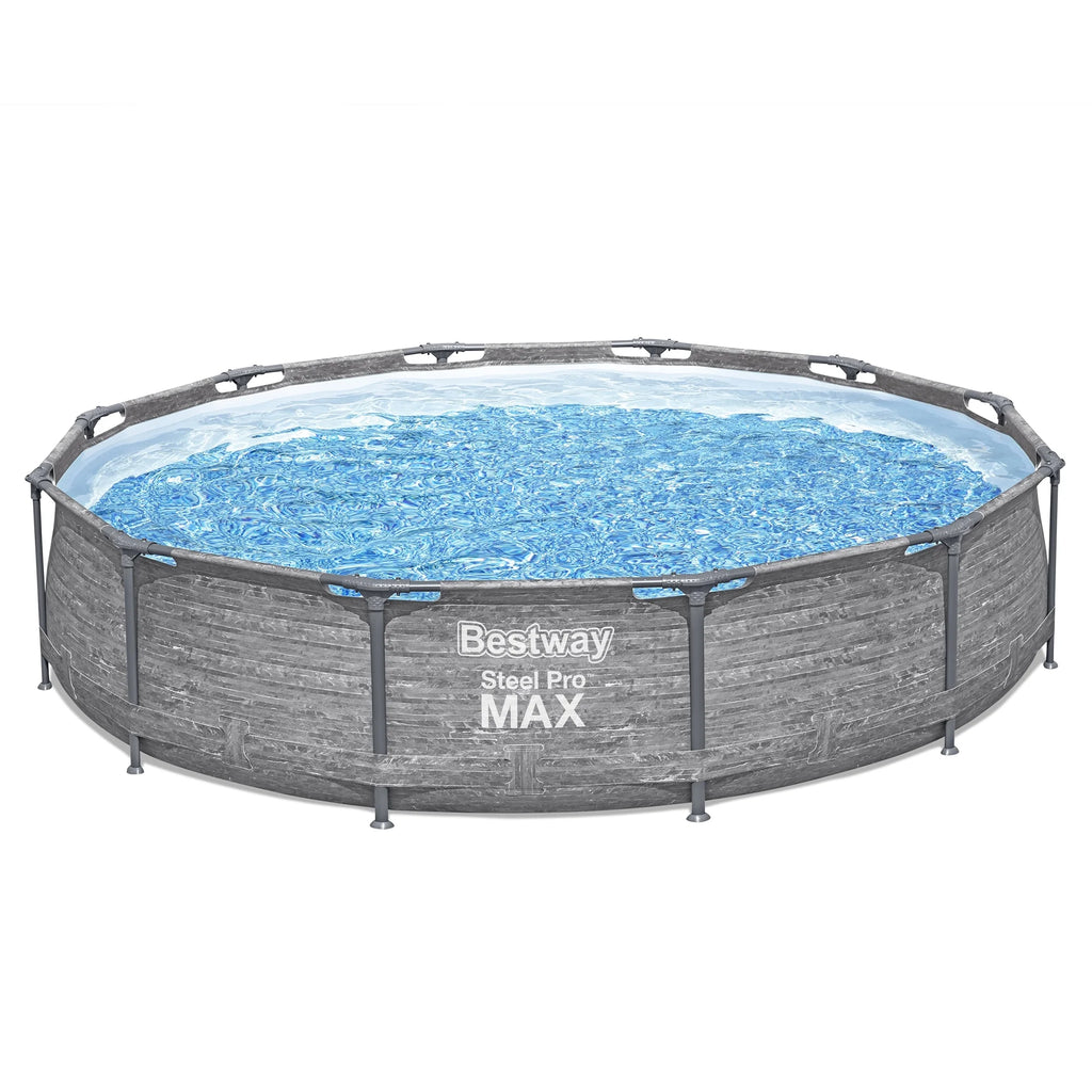 Bestway Steel Pro MAX 12' x 30" Above Ground Outdoor Swimming Pool Set