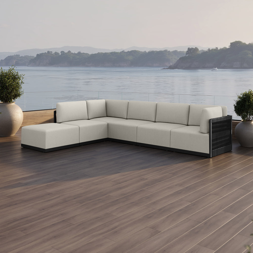 Henredon Annalise 6-piece Outdoor Patio Modular Sectional
