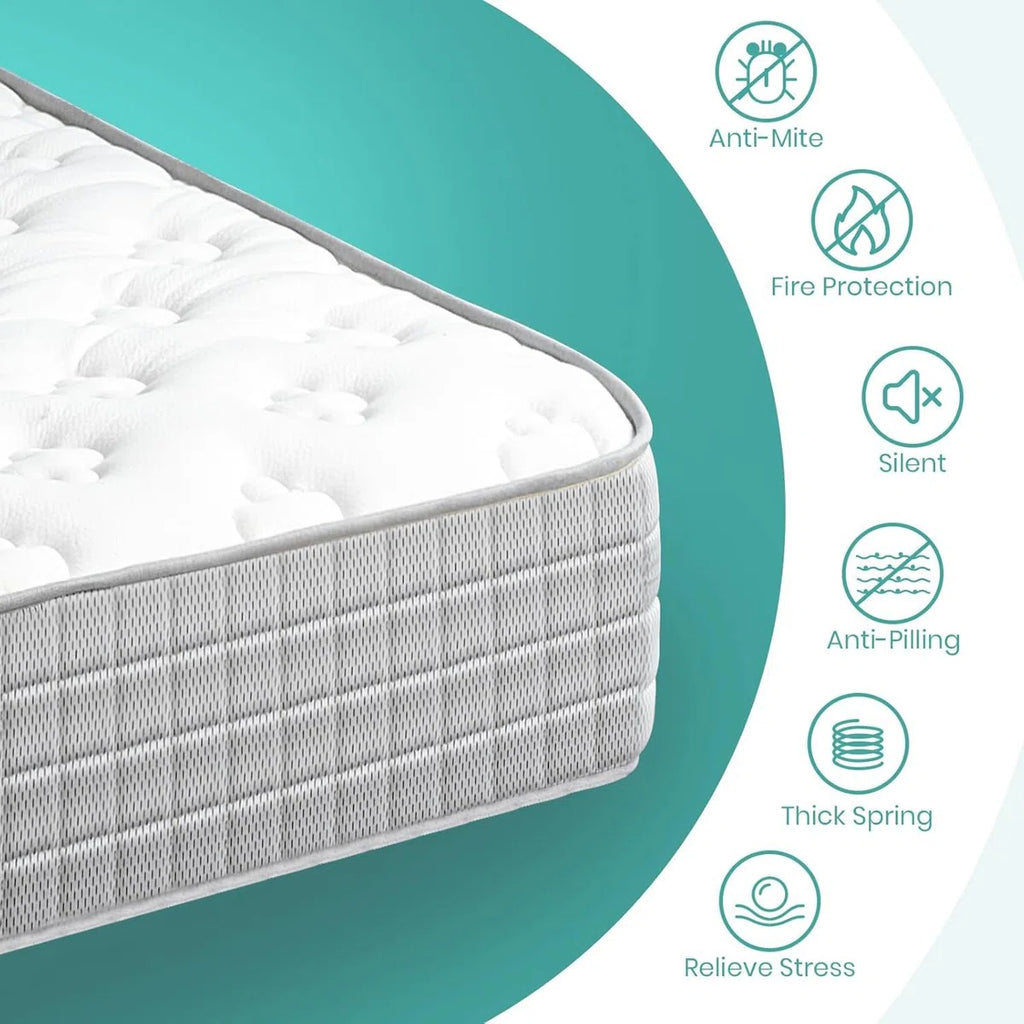 Mattresses 18CM Memory Foam Mattress Sprung