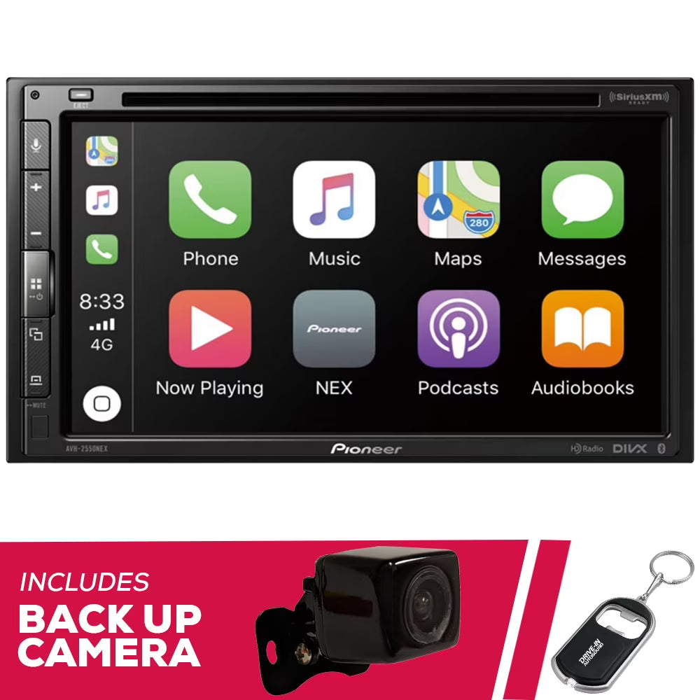 New Pioneer AVH-2550NEX 6.8" DVD with Amazon Alexa and Back-Up Camera