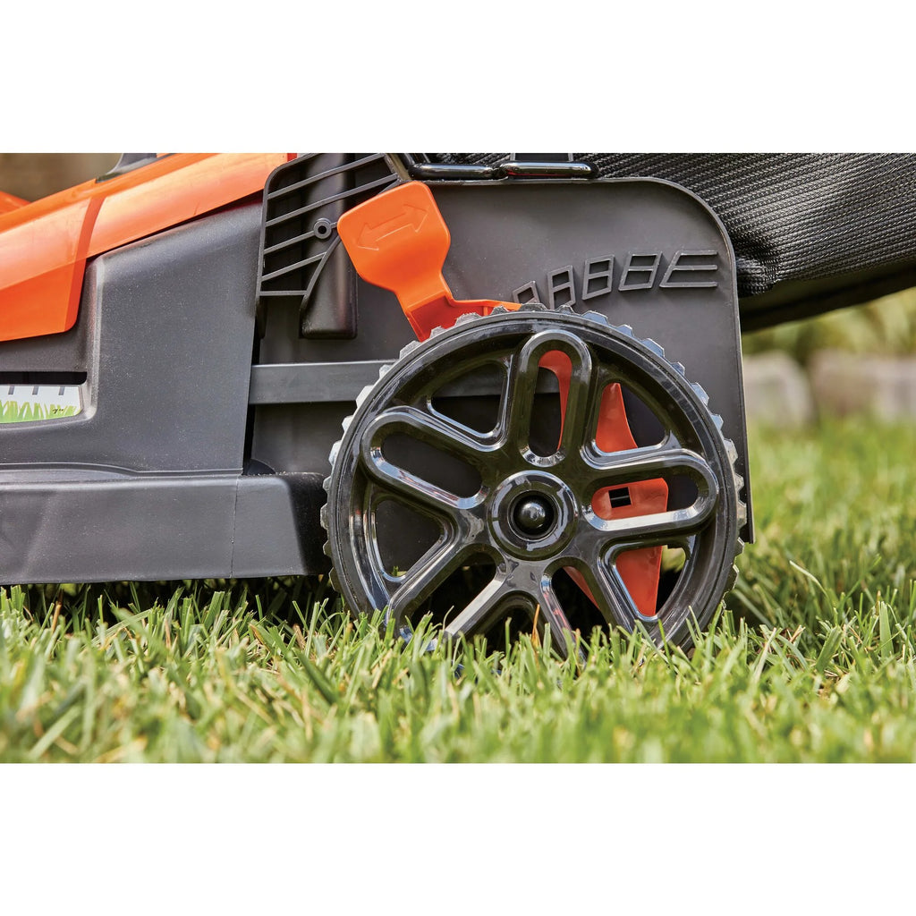 BLACK+DECKER 15�� Corded Electric Push Walk-Behind Mower, Comfort Grip Handle