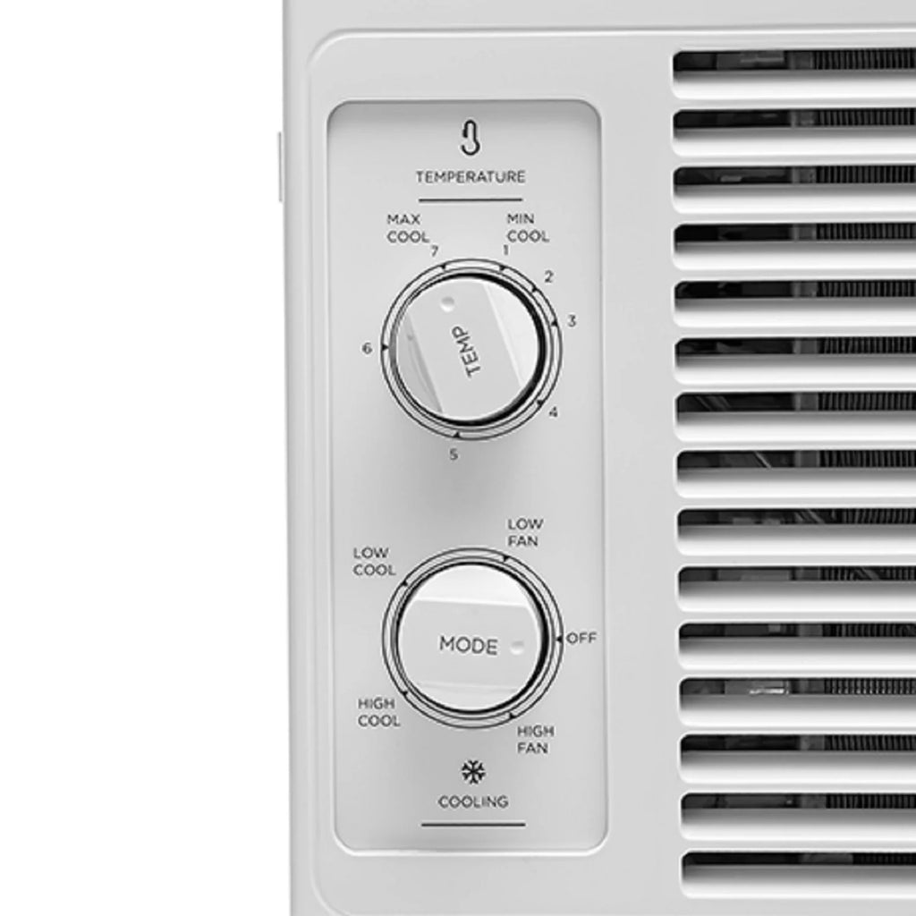 Midea 5,000 BTU 150 Sq ft Mechanical Window Air Conditioner, White, MAW05M1WWT, New