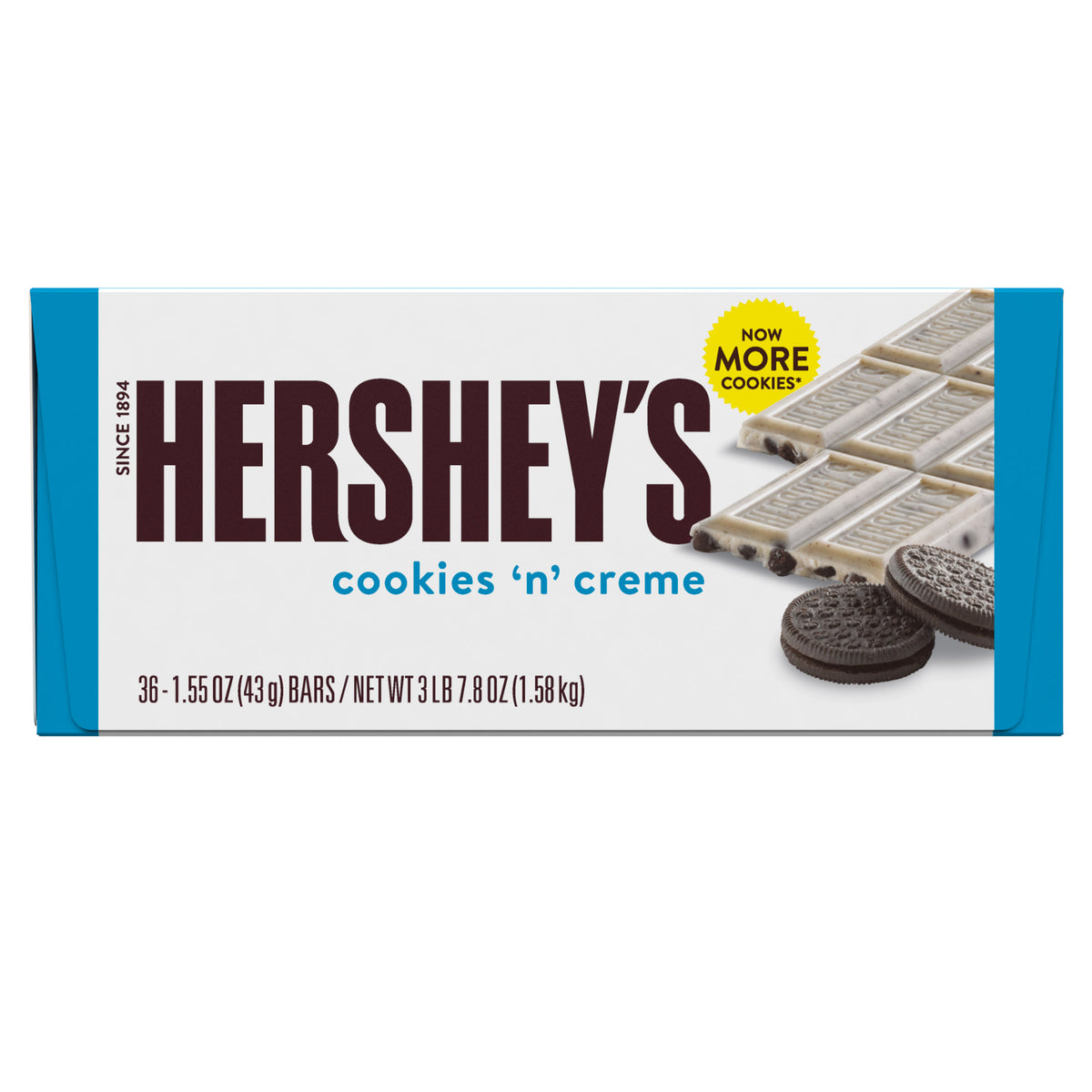 Hershey's, Cookies N' Creme, 1.55 oz, 36-count