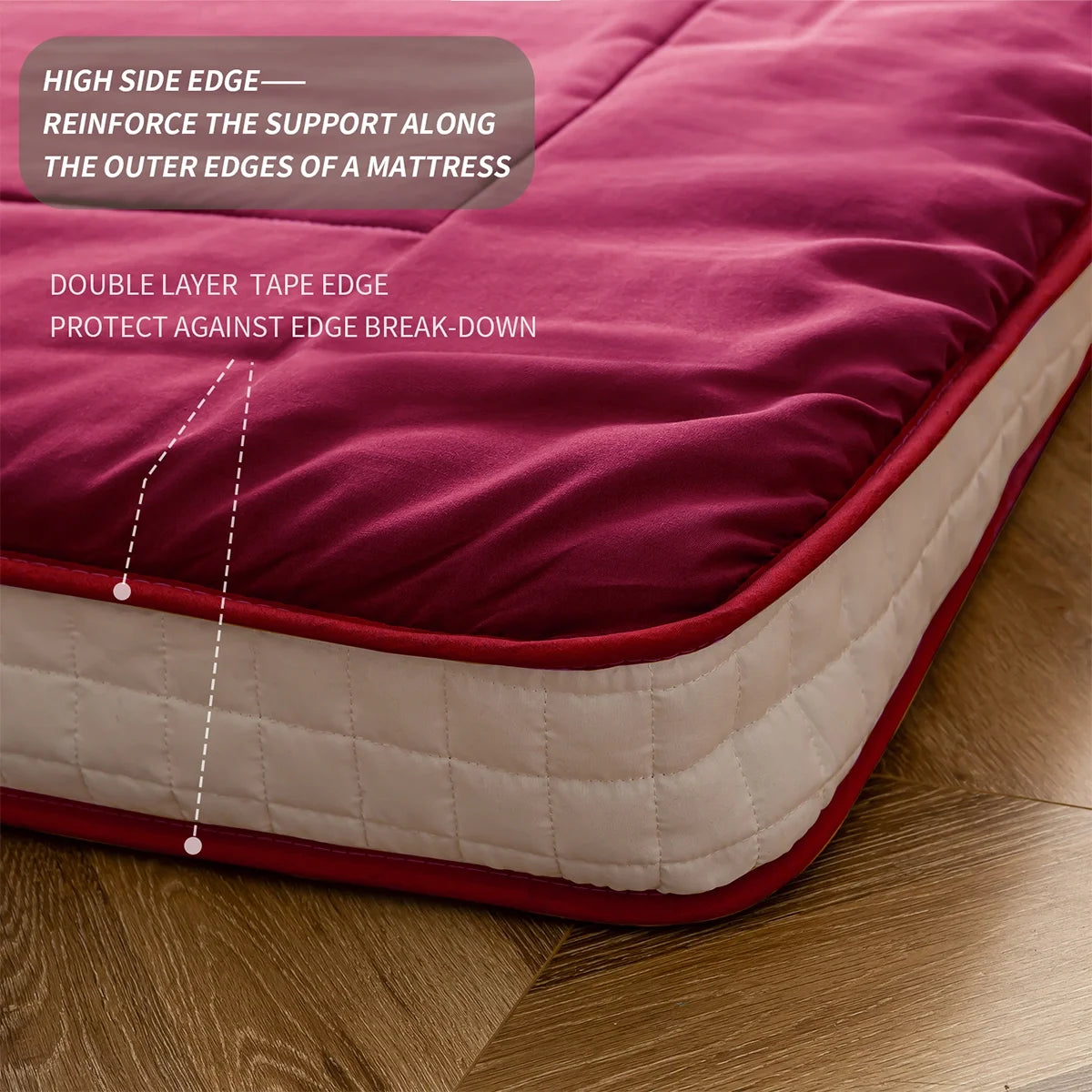 Futon Mattress, Padded Japanese Floor Mattress Quilted Bed Mattress Topper, Extra Thick Folding Sleeping Pad, Dark Grey, Twin