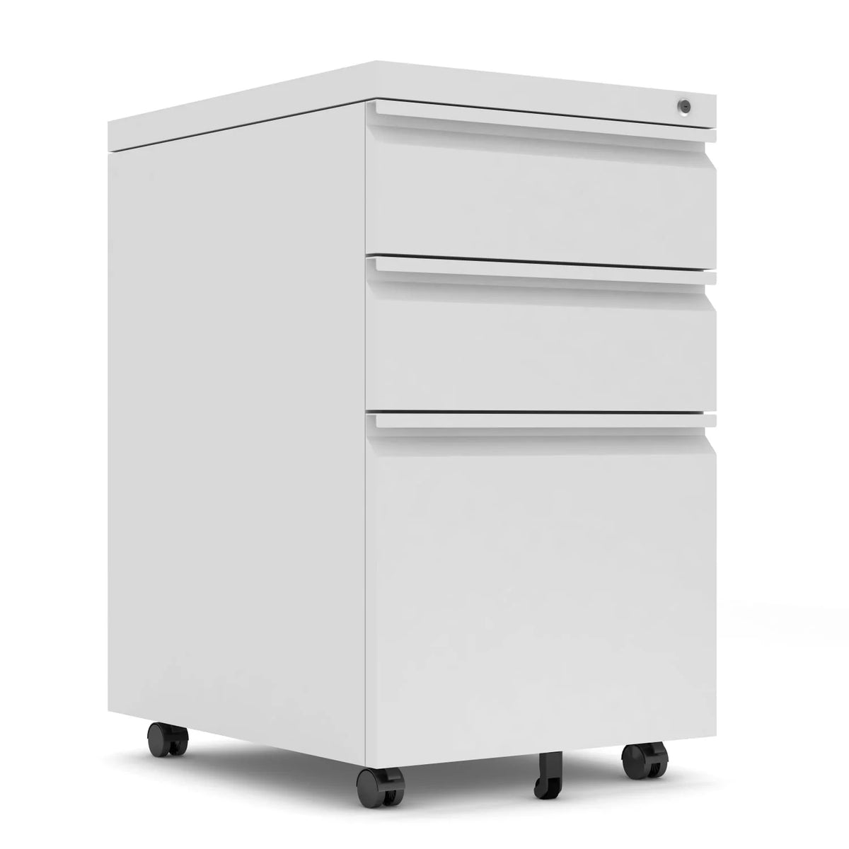 Supeer Four Drawer Metal Lateral File Cabinet, Storage White File Cabinet with Large Deep Drawers, Locking Wide File Cabinet for School, Office, Home,  Assembly Required