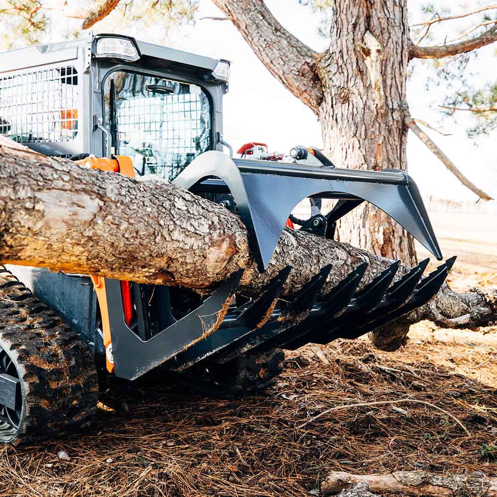 Titan Attachments 48" Grade 50 Economy Series Root Grapple Bucket, SSQA Quick Tach Connection