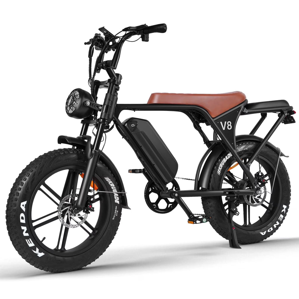 VTOKW Electric Bike for Adults,1000W Peak Motor Adult Electric Bicycle,48V 15.6Ah Battery,Up to 31MPH,20'' Fat Tire Ebike,Dual Disc Brakes Mountain Bike for Cycling,7 Speed E Bike,E-bike UL2849