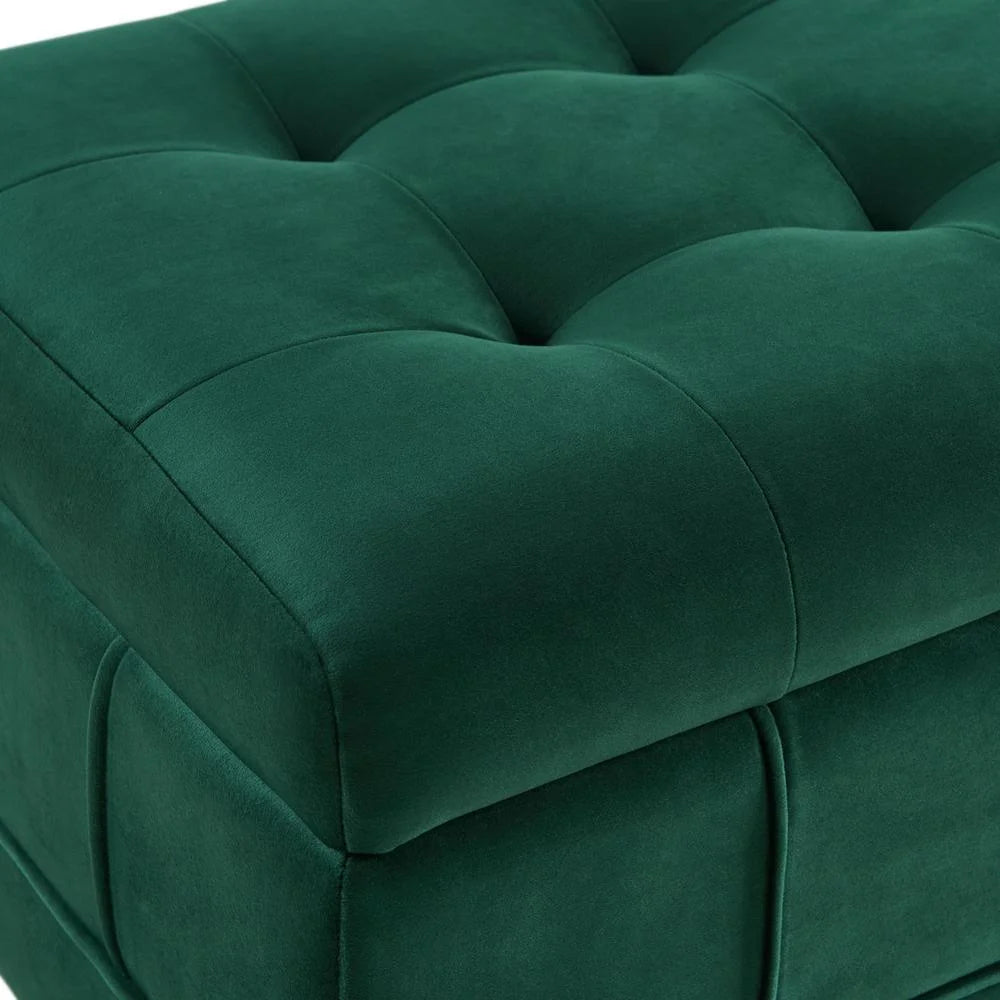 Picket House Furnishings Jude Tufted Storage Ottoman