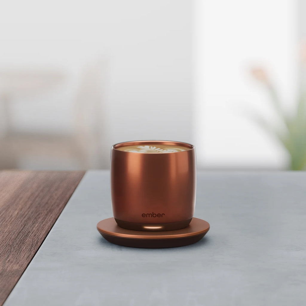 Ember Temperature Control Smart Cup, 6 oz, Black, Up To 1.5-hr Battery Life - App Controlled Heated Cup - Improved Design