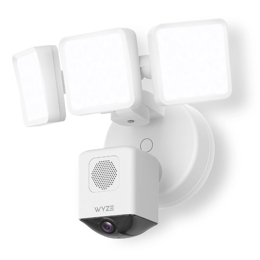Wyze - Floodlight Camera Pro, 3000 Lumen LEDs, 180�� Wide View, 2k HD Outdoor Wi-Fi Floodlight Home Security Camera - Black