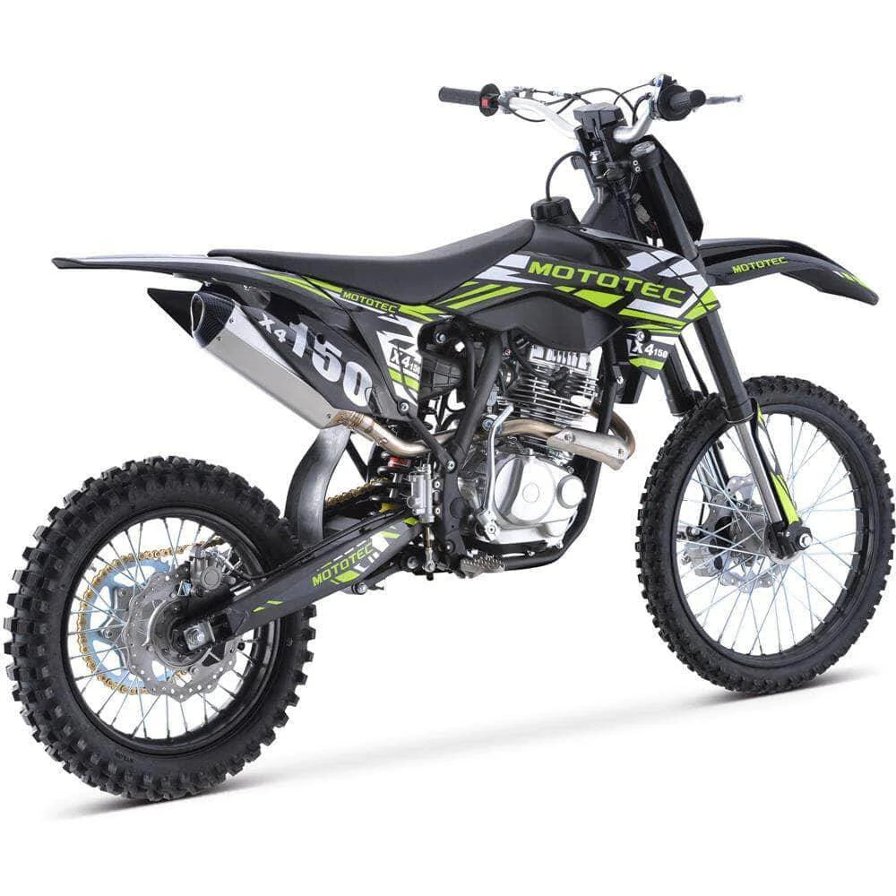 MotoTec X5 250cc 4-Stroke Gas Dirt Bike Black