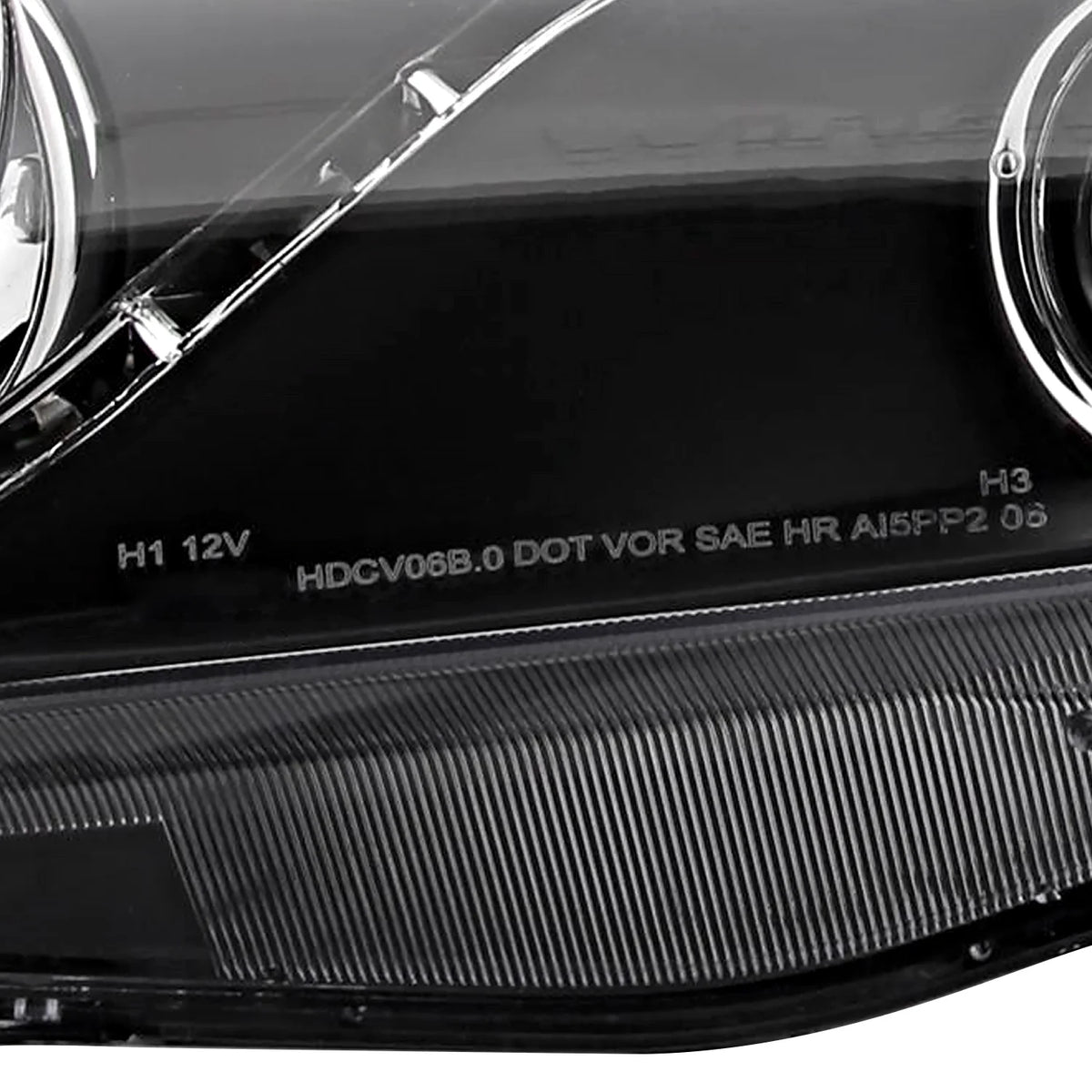 Spec-D Tuning LED Headlights Black Compatible with 2006-2011 Honda Civic 4 Door Sedan, Left + Right Pair Headlamps Assembly