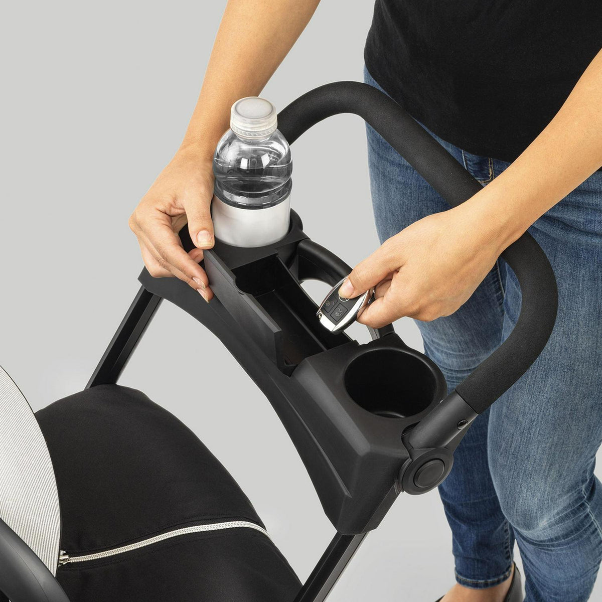 Chicco KeyFit Caddy Frame Stroller - Black (Black). New
