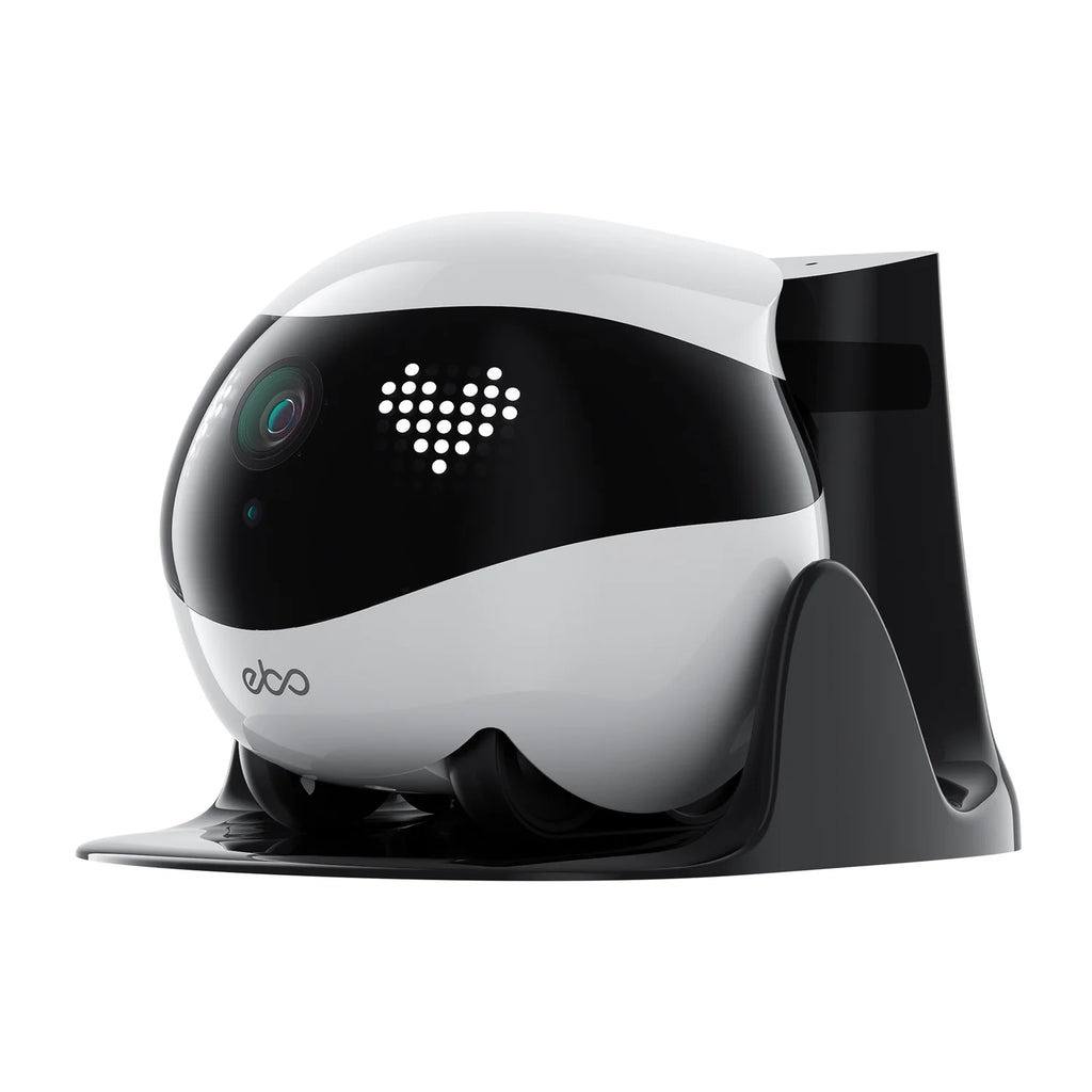Enabot EBO Air 2 Whole-Home Mobile Robot, with 2K Ultra HD Camera and Remote Monitoring and Control (Dove White) EB1304312