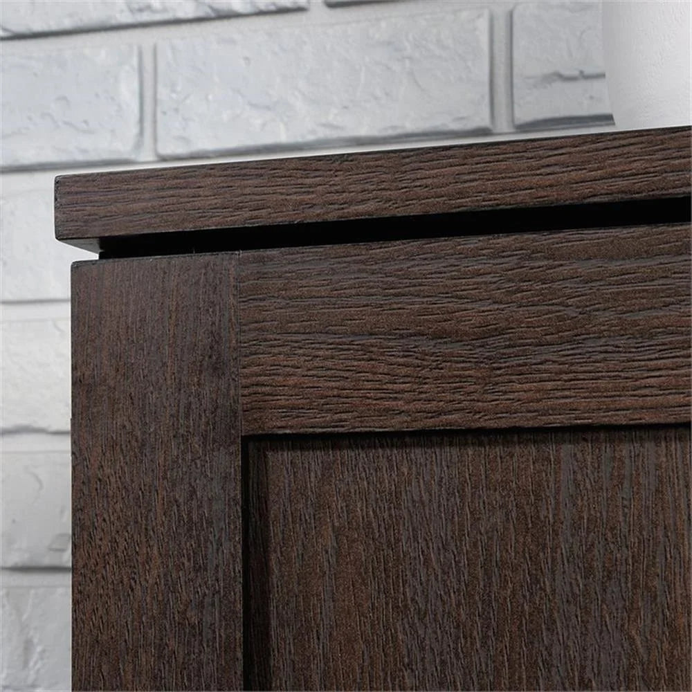 Pemberly Row Contemporary Engineered Wood Pantry in White Finish
