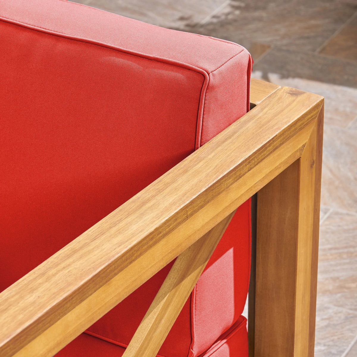 Outdoor Acacia Club Chairs