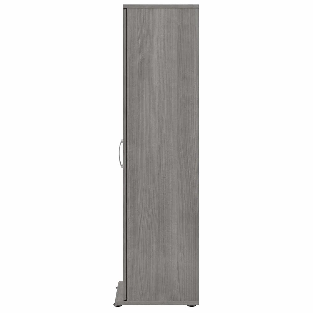 Universal Tall Narrow Storage Cabinet in Platinum Gray - Engineered Wood