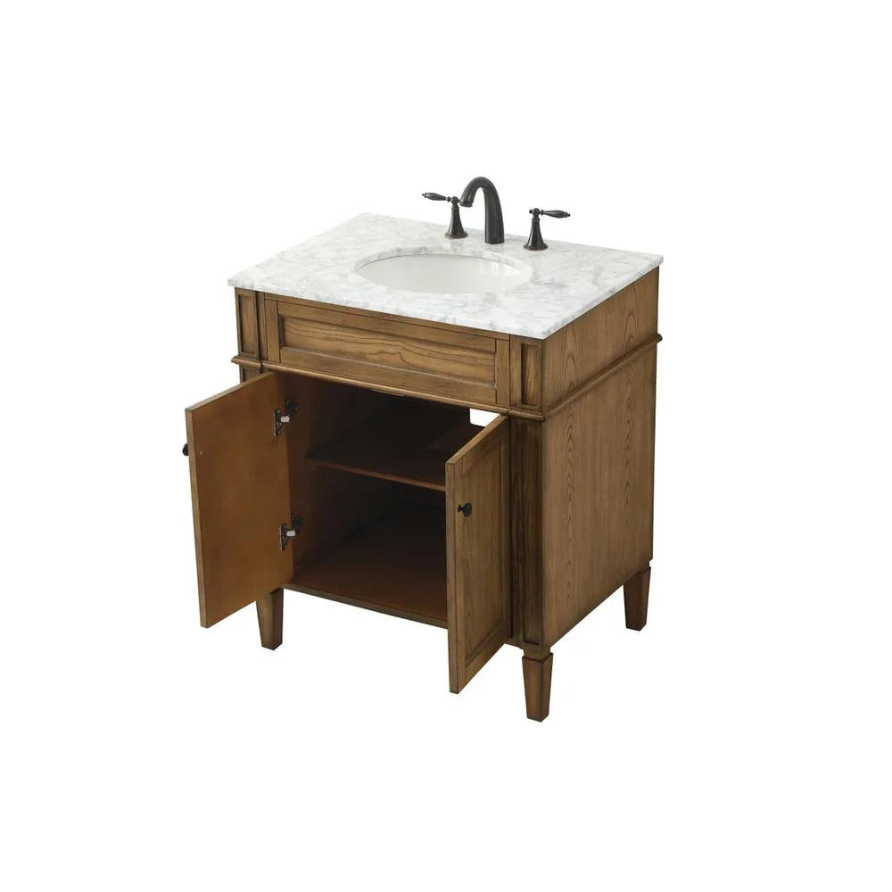 Elegant Kitchen and Bath 30 inch Single bathroom vanity in Grey