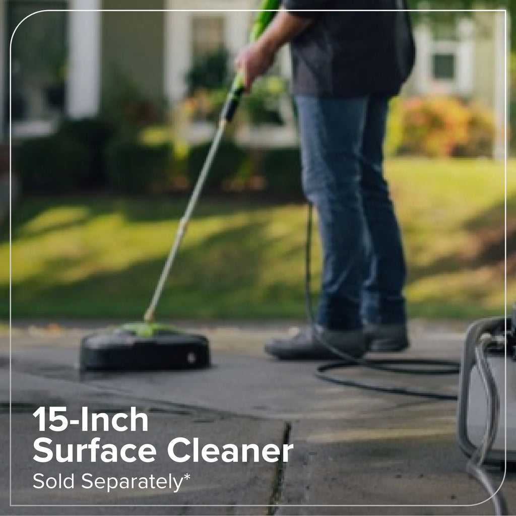 Greenworks Hybrid 60V 3000 MAX PSI at 2.0 GPM MAX Electric Pressure Washer + (2) 5.0Ah Batteries & Dual-Port Charger 5128202