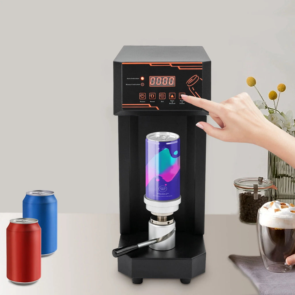 Miumaeov 70W Commercial Electric Can Sealer Machine 5.7cm Automatic Can Sealing Machine