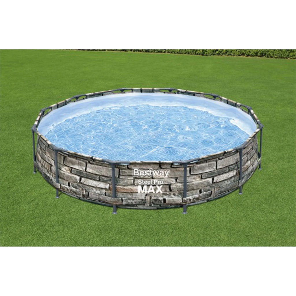 Bestway Steel Pro MAX 12' x 30" Above Ground Outdoor Swimming Pool Set