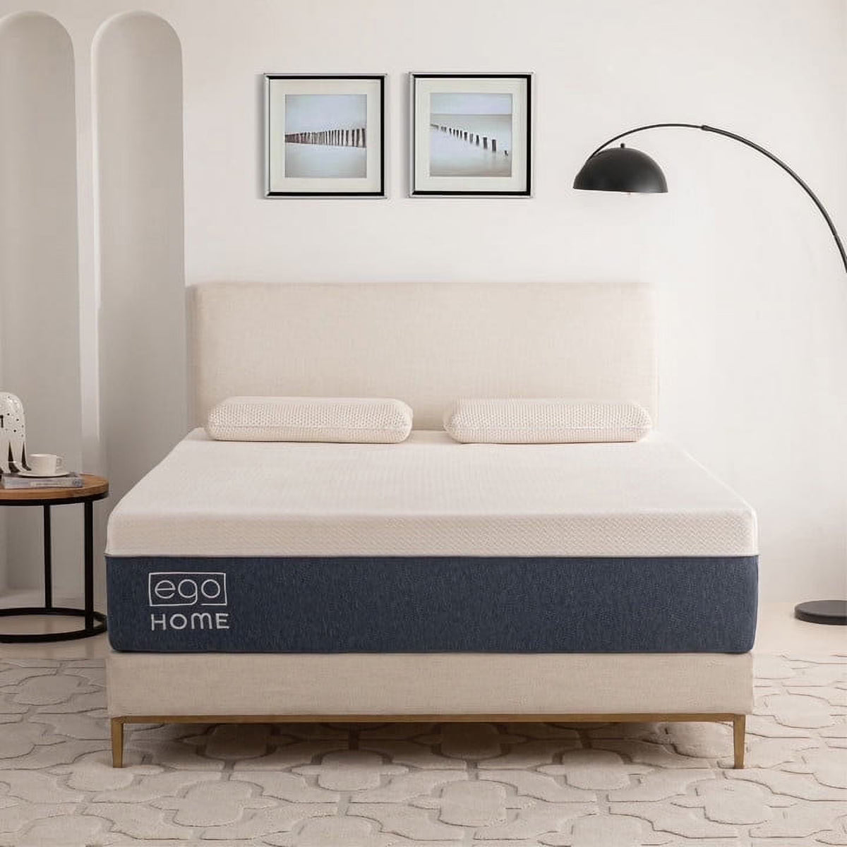 MLILY EGOHOME King Mattress in a Box, 14 inch Cooling Gel Memory Foam Mattress, Beds in a Box, Medium
