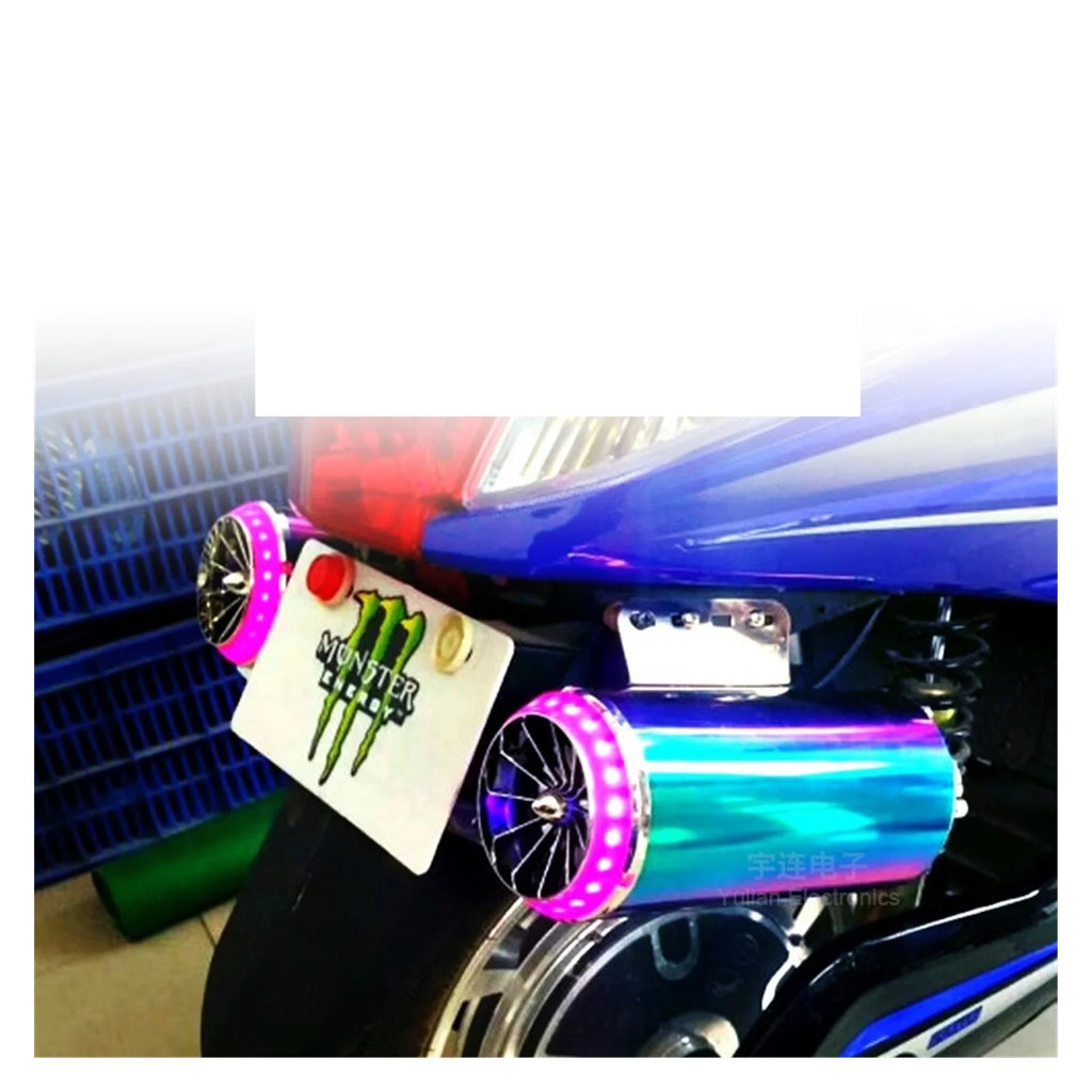 With Simulator Exhaust Pipe Motorcycle Au-dio Battery Car Bluetooth Subwoofer Electric Car Color Plated Speaker ,Clear Distortion-Free