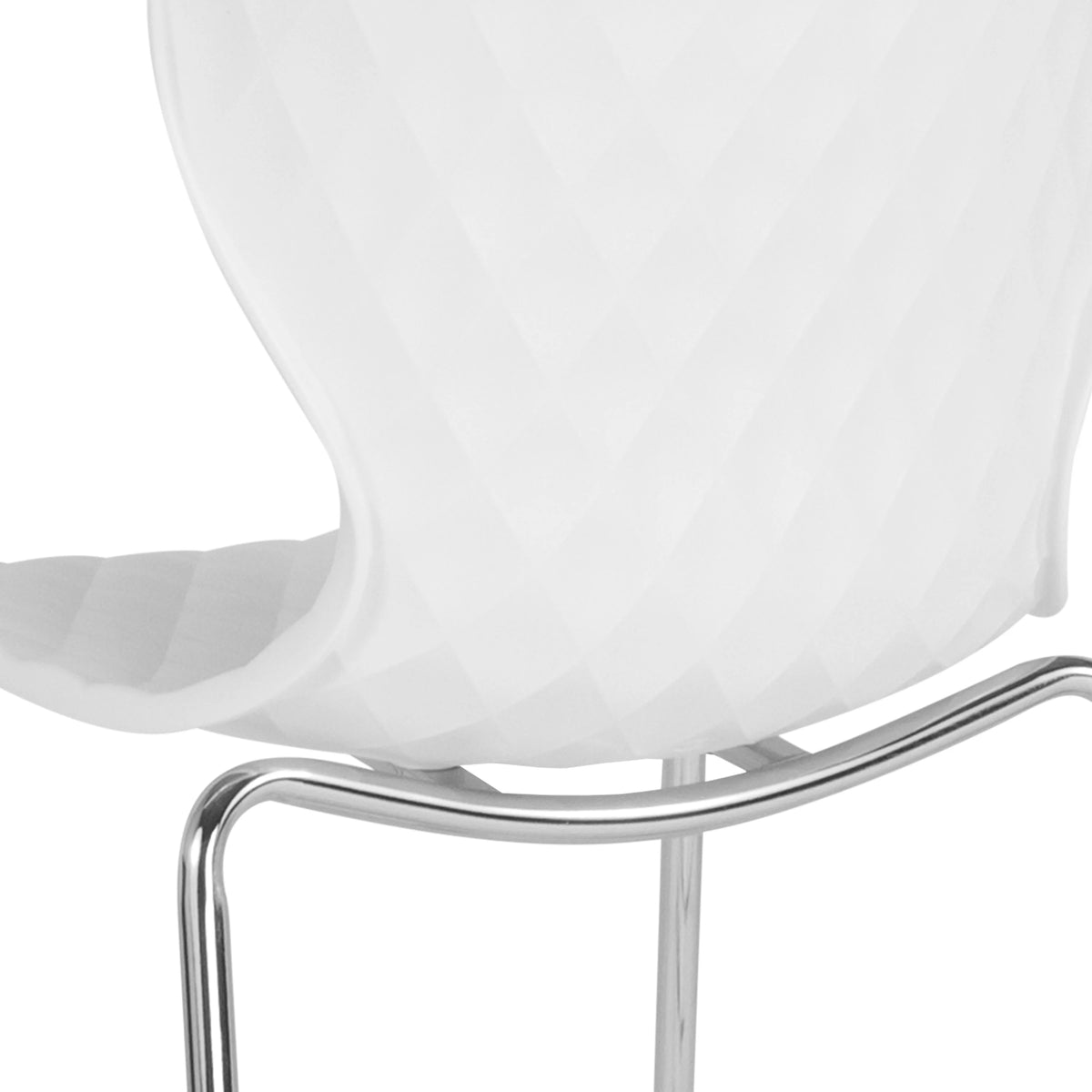 Flash Furniture 4 Pack Lowell Contemporary Design Orange Plastic Stack Chair