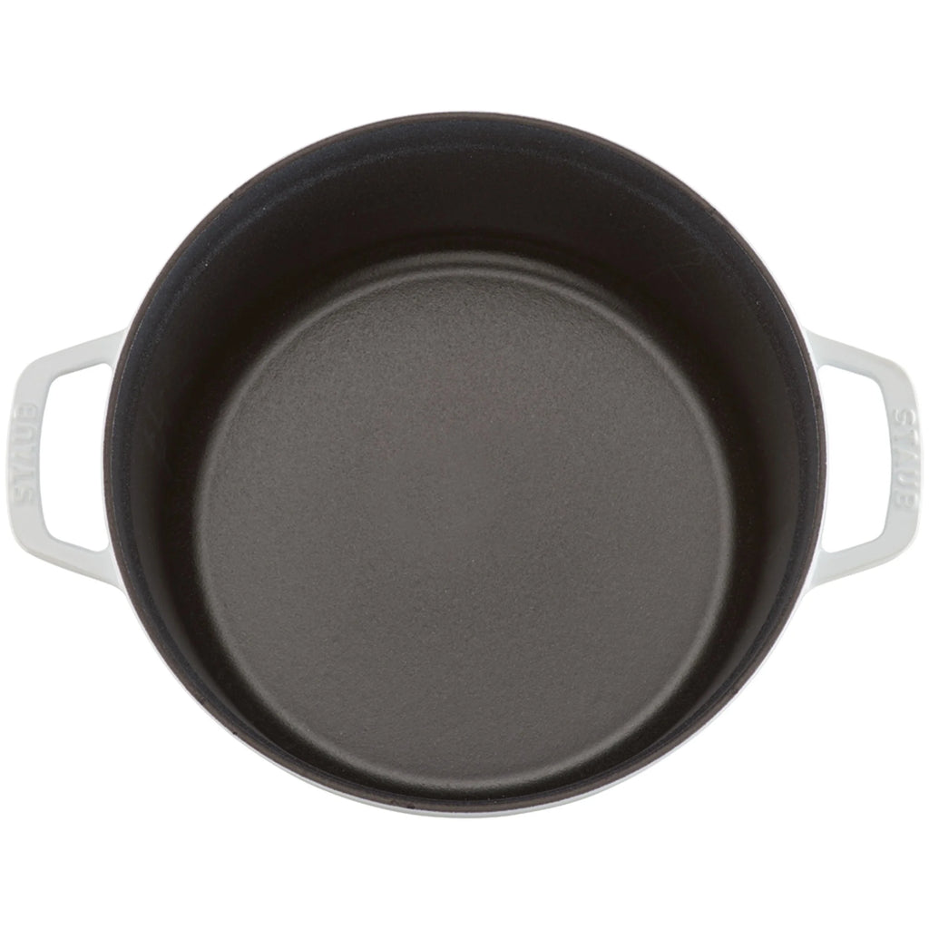 Staub Cast Iron 5.5-qt Round Cocotte - Cherry