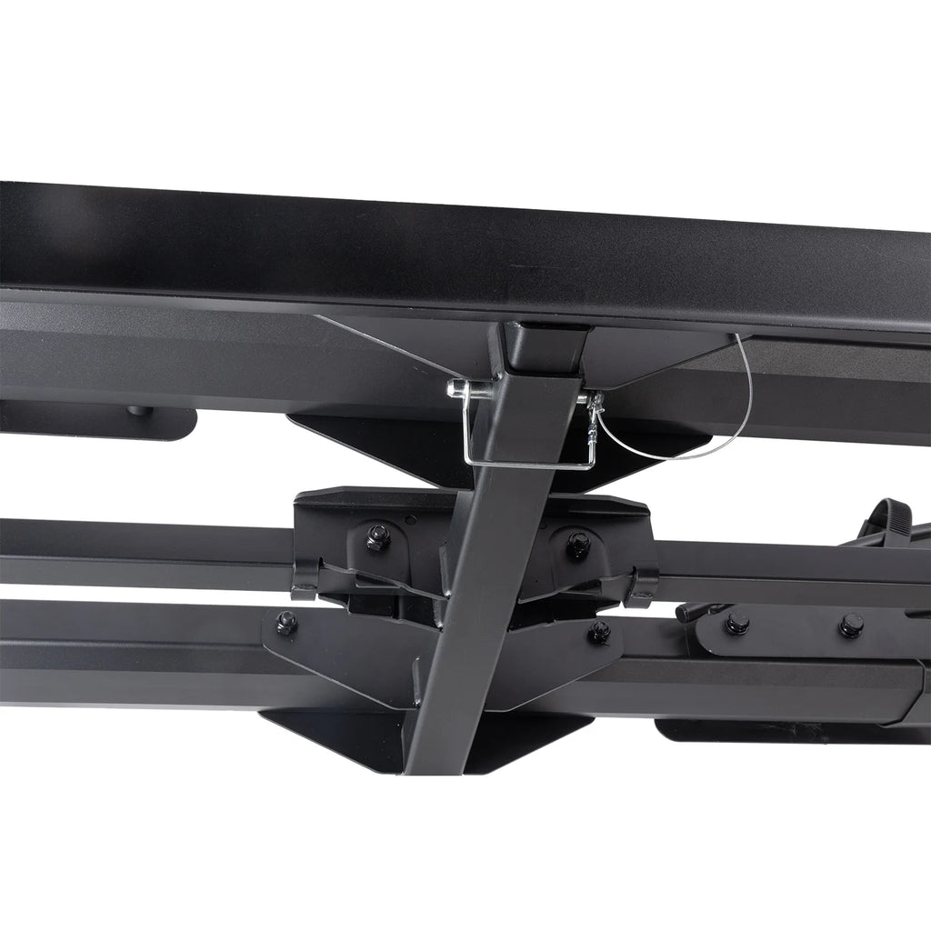 Young Electric Ebike Rack, 200lb Capacity, Alloy Steel Hitch Mount, Fits 5-Inch Fat Tire Bikes, 2-Inch Receiver