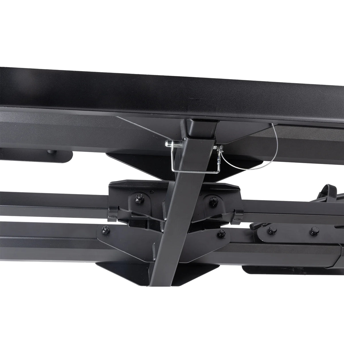 Young Electric Ebike Rack, 200lb Capacity, Alloy Steel Hitch Mount, Fits 5-Inch Fat Tire Bikes, 2-Inch Receiver