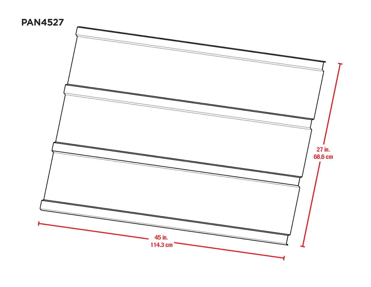 Set of 8 Arrow 45" x 27" Galvanized Corrugated Steel Roof Panels for DIY Shed, Garage, Carport, Charcoal