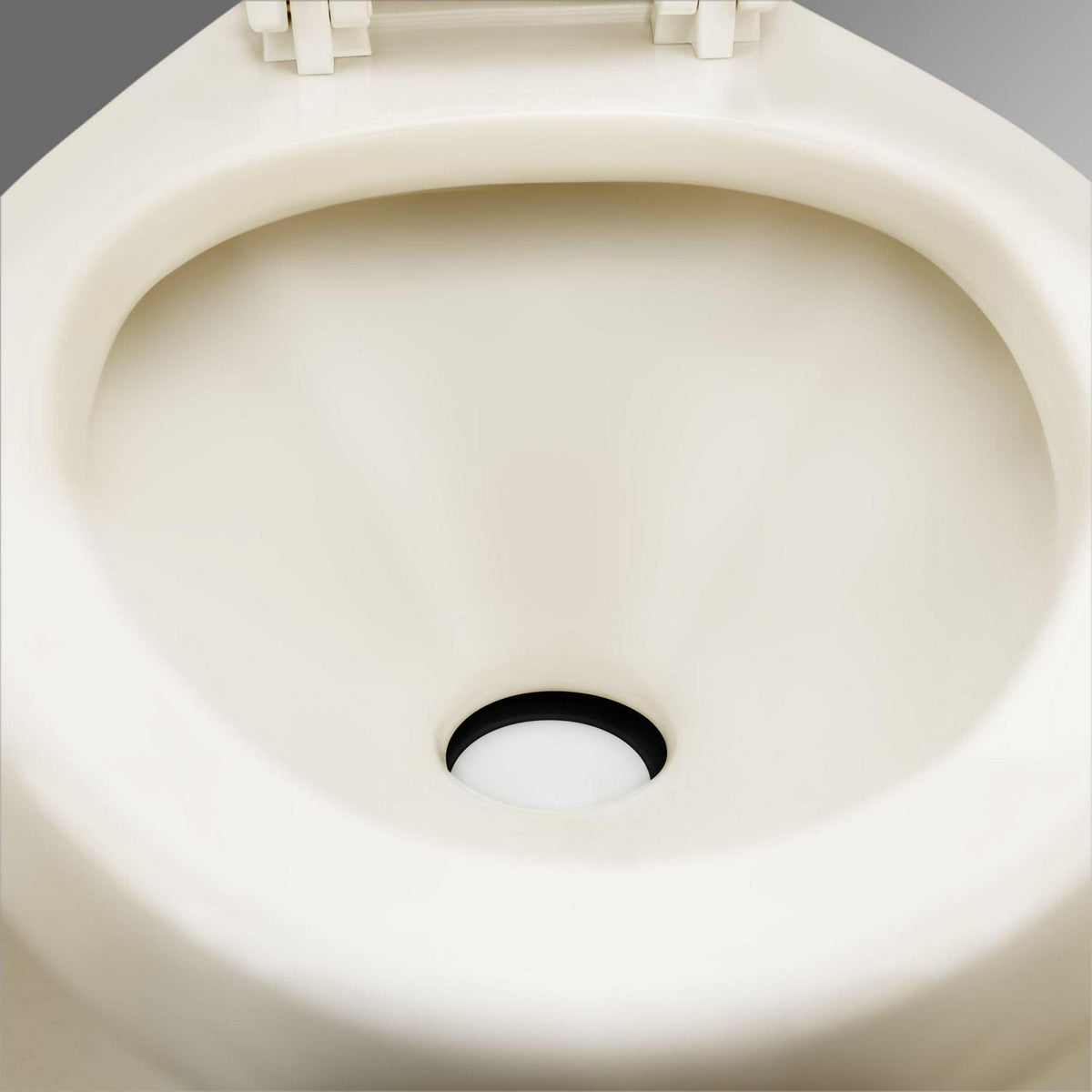 Dometic 320 RV Toilet - Gravity Flush with enameled wood seat - Standard Height Flush with Foot Pedal for RVs. Trailers. and Outdoor Campers