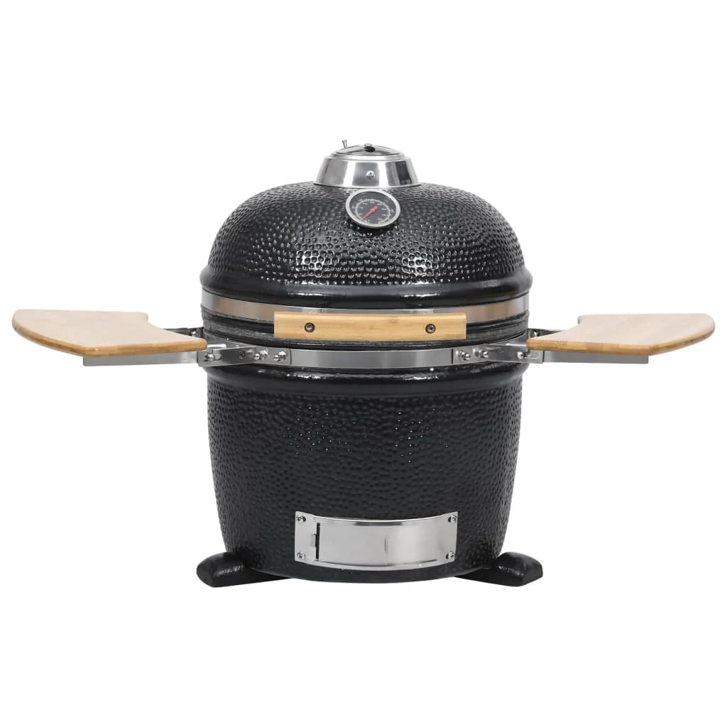 vidaXL Kamado Barbecue Grill Smoker Ceramic 17.3"