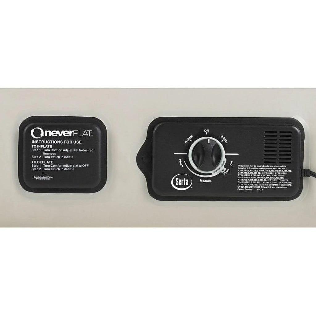Serta EZ Air Mattress with NeverFlat Ac Pump, Queen