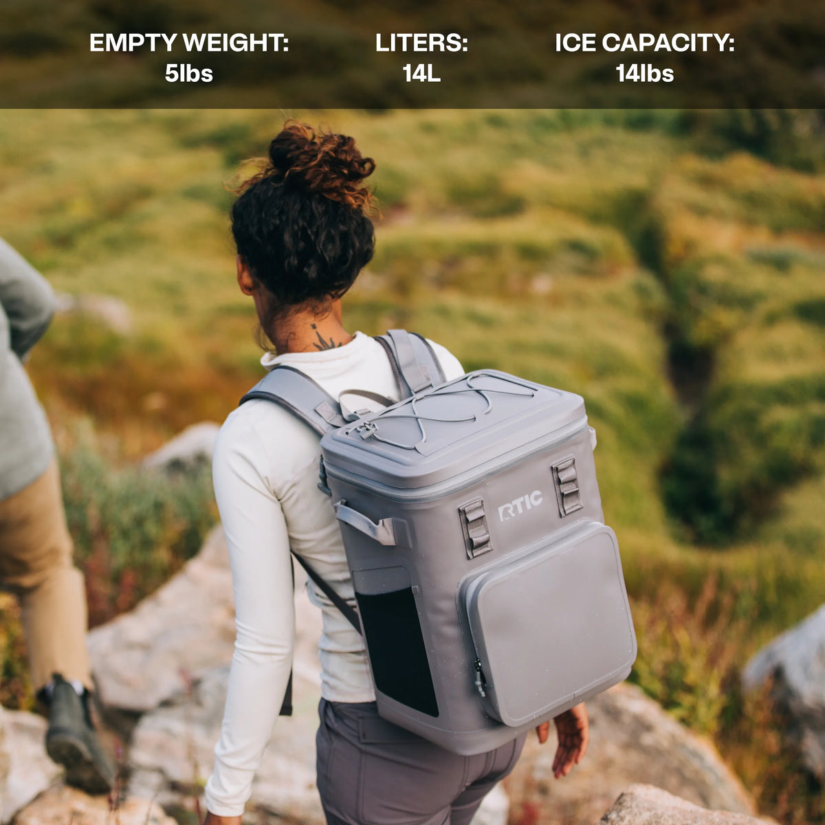 RTIC 24 Can Ultra-Tough Backpack Cooler, Leakproof Cooler, Waterproof Zipper, Navy