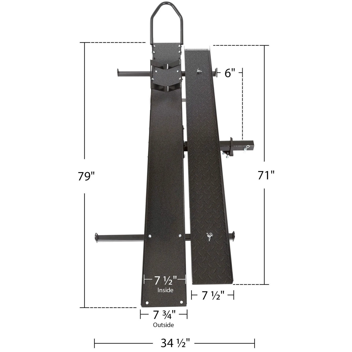 Black Widow MCC-600 Heavy Duty Steel Motorcycle Carrier