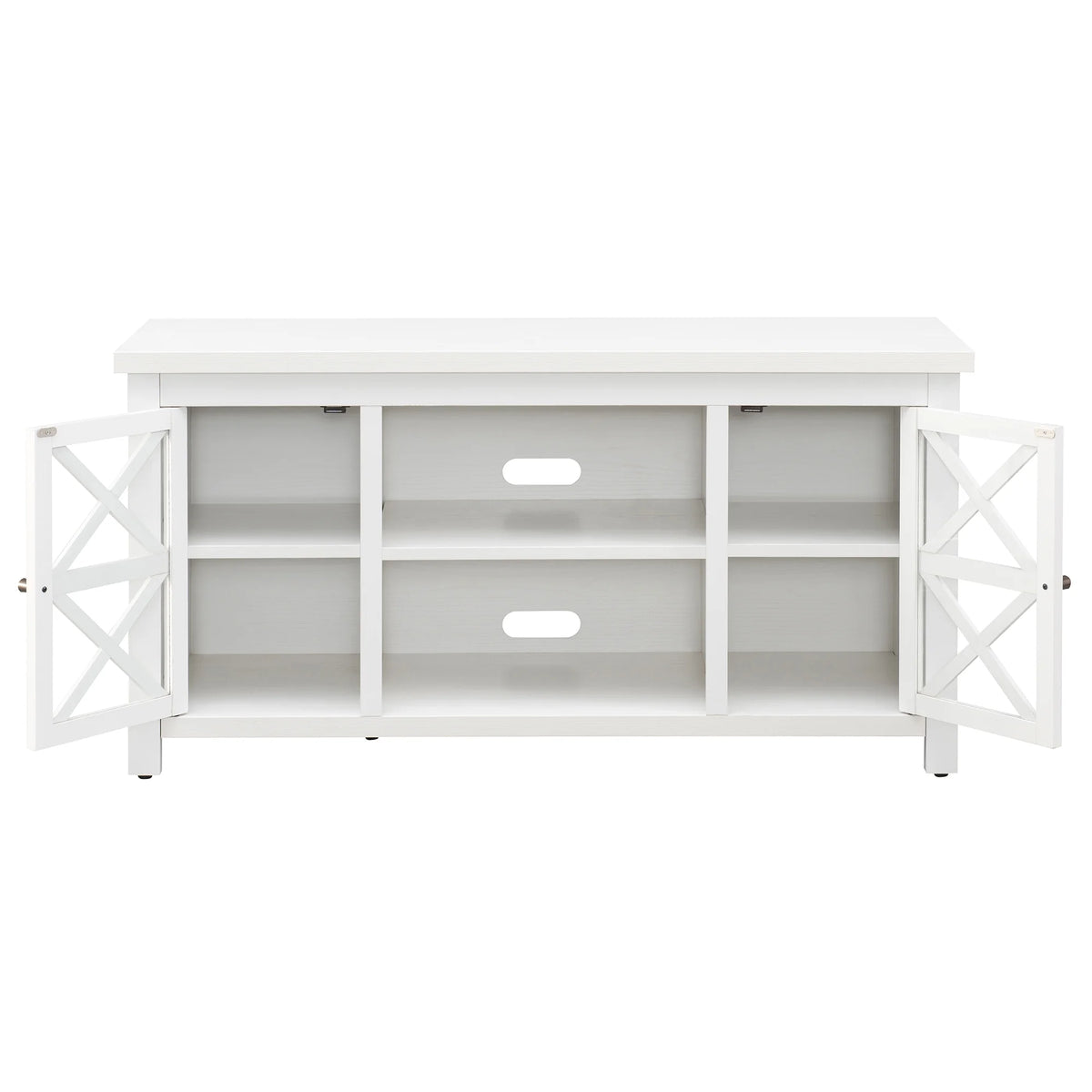 Evelyn&Zoe Colton TV Stand for TV's up to 55", White