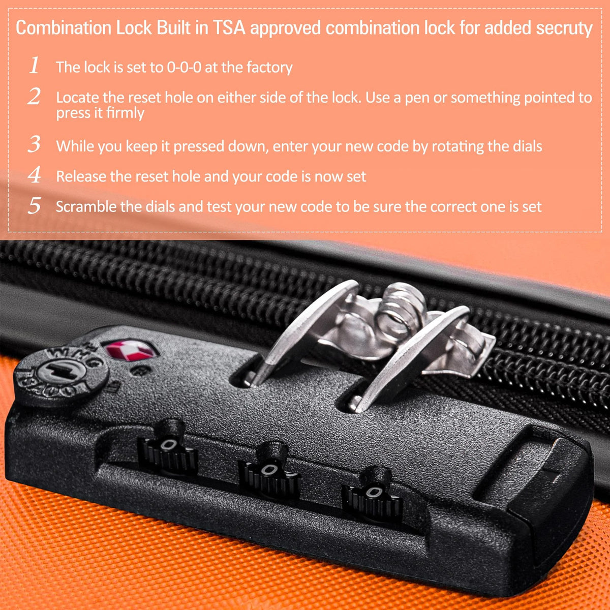 3 Piece Luggage Set Hardside Spinner Hardshell Suitcase with TSA Lock 4-Wheel Upright Luggage for 360 Degree Movement (20/24/28), Purple