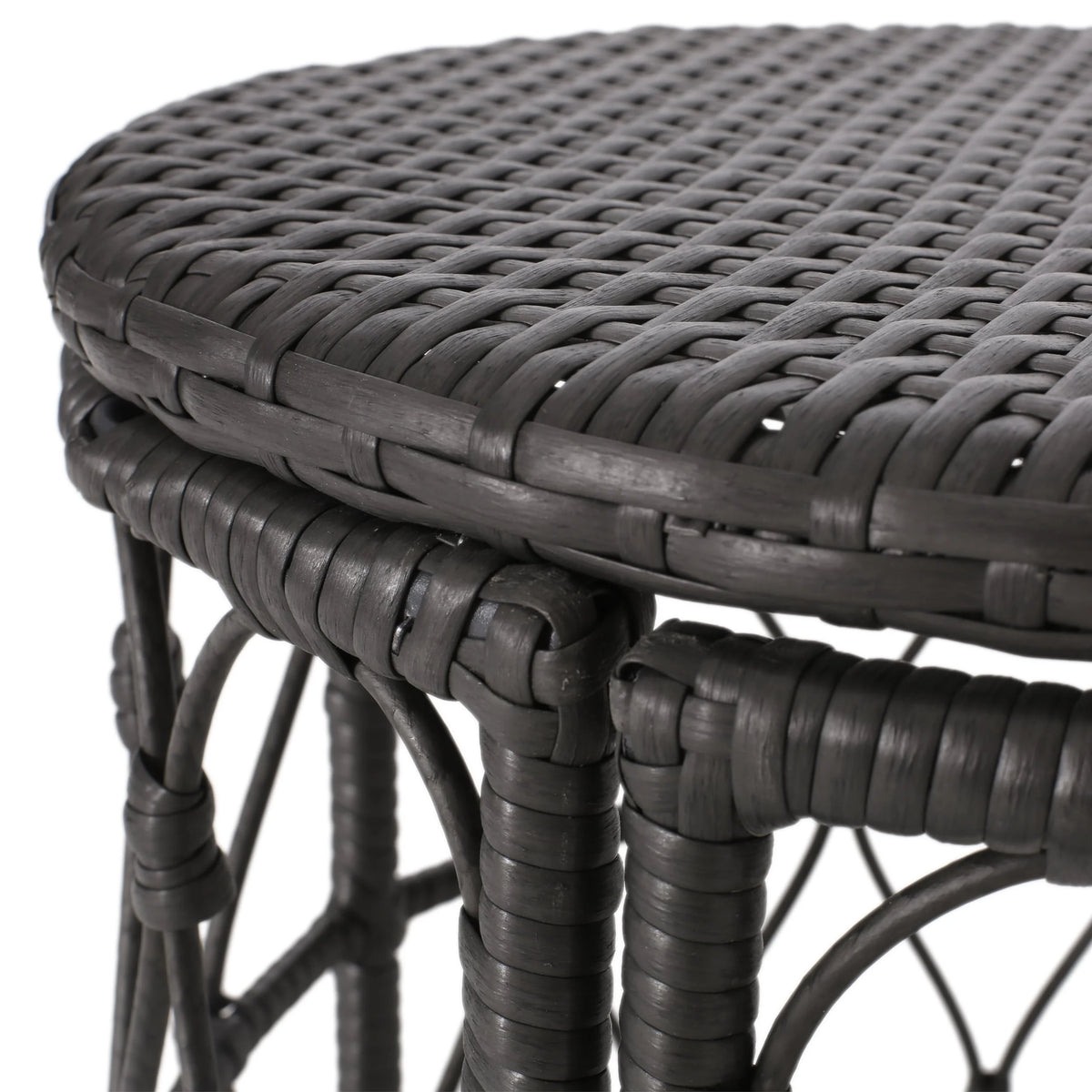 Christopher Knight Home Bruce Outdoor Wicker Coffee Table by  Light Brown
