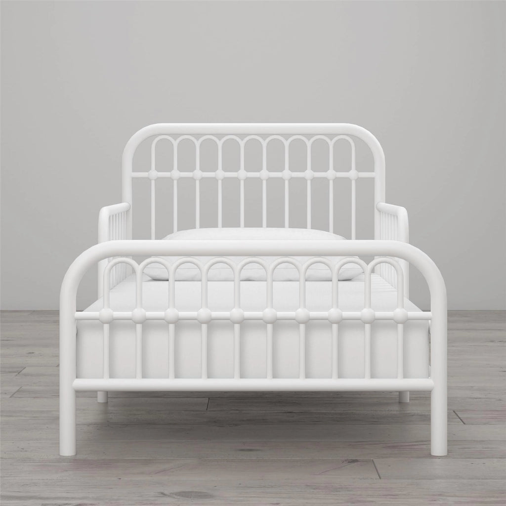 Little Seeds Monarch Hill Ivy Metal Toddler Bed, Gold