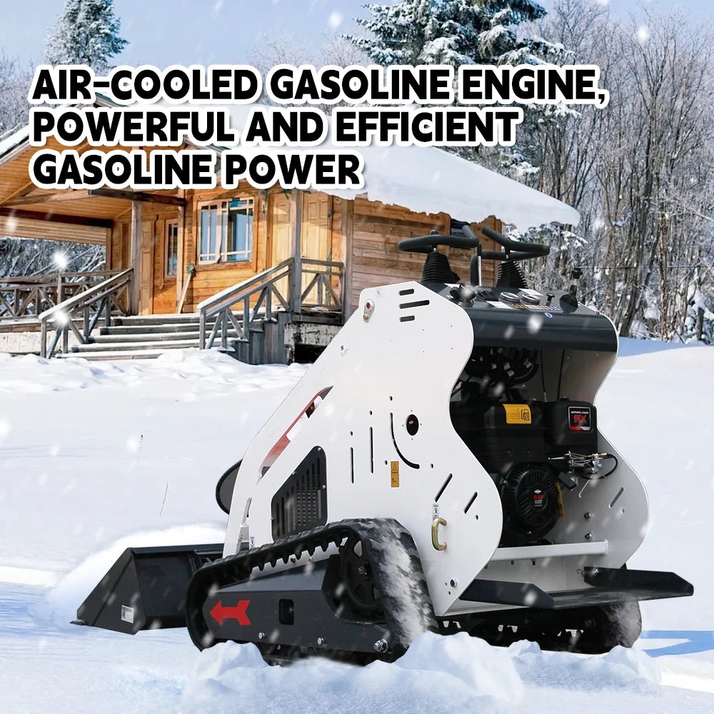 DigMaster 13.6 HP B&S Gasoline Engine Mini Skid Steer Track Loader EPA Certified for Farm Construction and Landscaping
