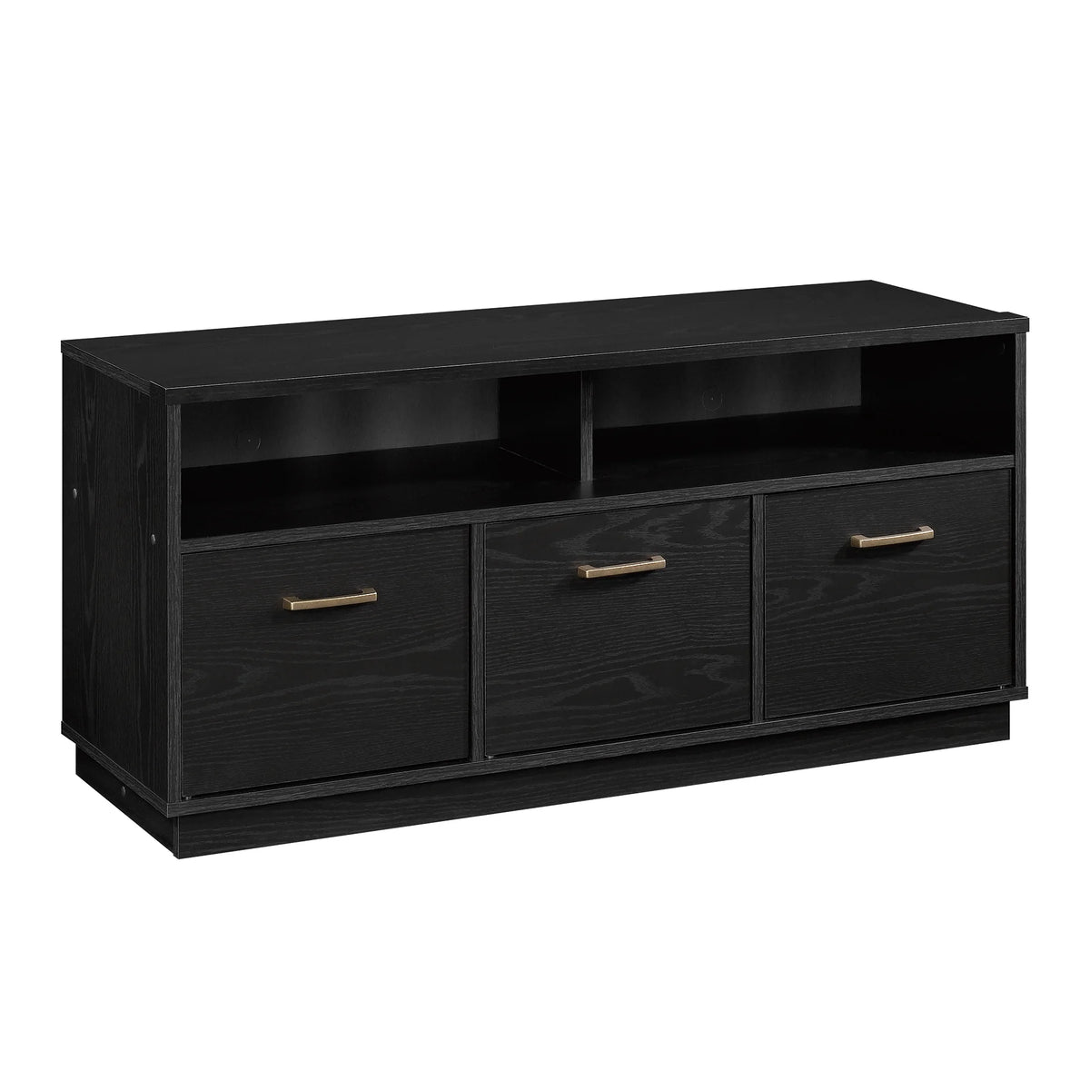 Mainstays 3-Door TV Stand Console for TVs up to 50", Blackwood Finish